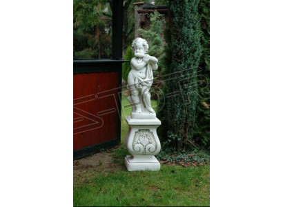 Garçon 70cm Figure Statue Figures Sculpture White Statues Garden Decoration